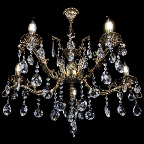 Люстра бронзовая Милана №5/2 звездочка в Сочи Гусь Хрустальный