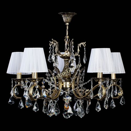 Люстра бронзовая Милана №5 Дубик Прованс в Сочи Гусь Хрустальный