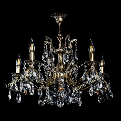 Люстра бронзовая Милана №5 в Сочи Гусь Хрустальный