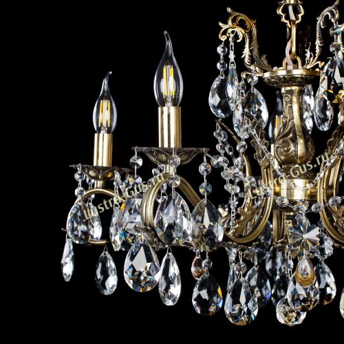 Люстра бронзовая Милана №5 в Сочи Гусь Хрустальный