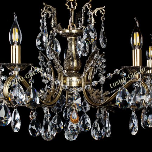 Люстра бронзовая Милана №5 в Сочи Гусь Хрустальный