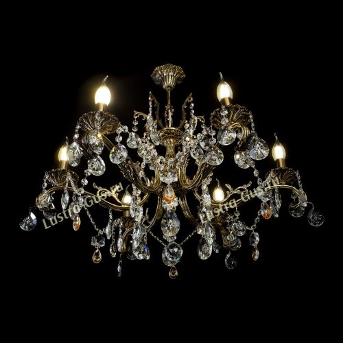 Люстра бронзовая Милана №6 Звездочка в Сочи Гусь Хрустальный