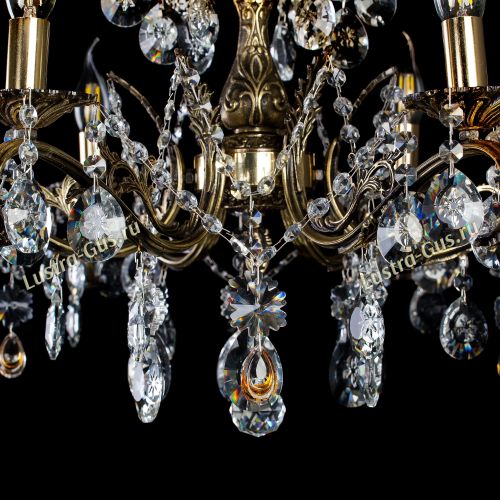 Люстра бронзовая Милана №6 Звездочка в Сочи Гусь Хрустальный