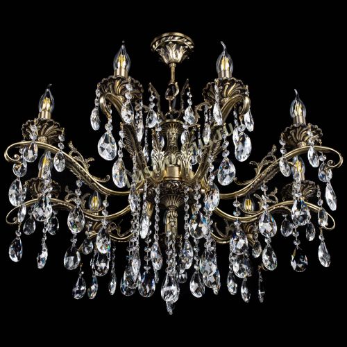 Люстра бронзовая Милана №9/2 журавлик в Сочи Гусь Хрустальный