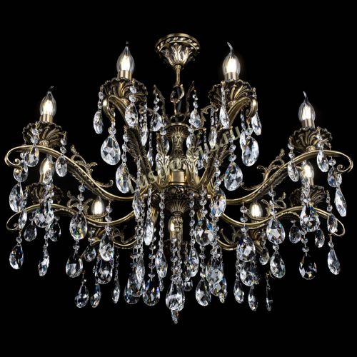 Люстра бронзовая Милана №9/2 журавлик в Сочи Гусь Хрустальный