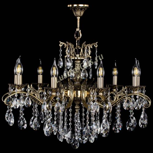 Люстра бронзовая Милана №9/2 звездочка в Сочи Гусь Хрустальный