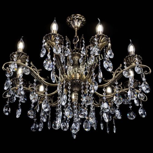 Люстра бронзовая Милана №9/2 звездочка в Сочи Гусь Хрустальный