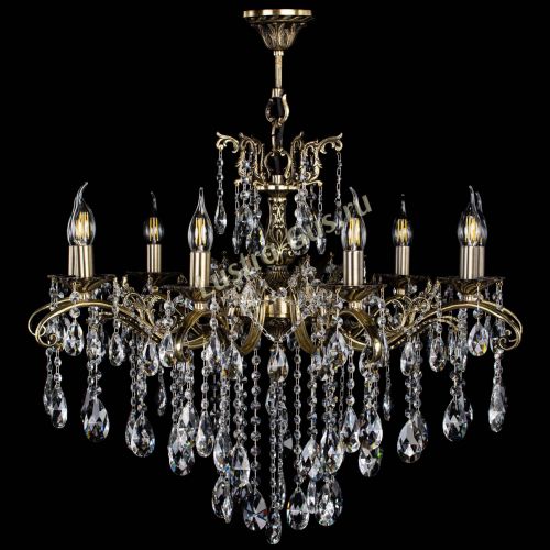 Люстра бронзовая Милана №9 журавлик в Сочи Гусь Хрустальный