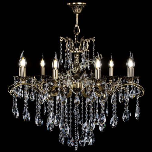 Люстра бронзовая Милана №9 журавлик в Сочи Гусь Хрустальный