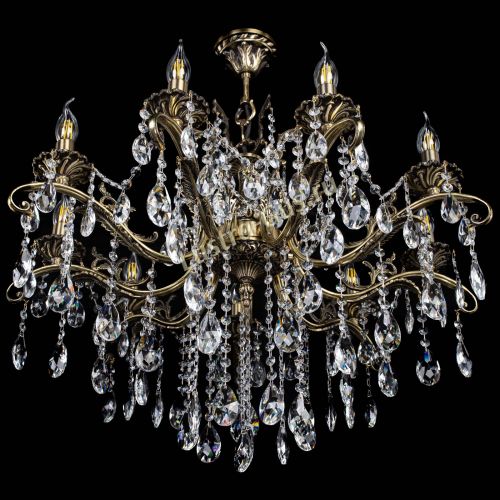 Люстра бронзовая Милана №9 журавлик в Сочи Гусь Хрустальный