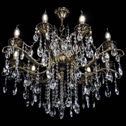 Люстра бронзовая Милана №9 журавлик в Сочи Гусь Хрустальный