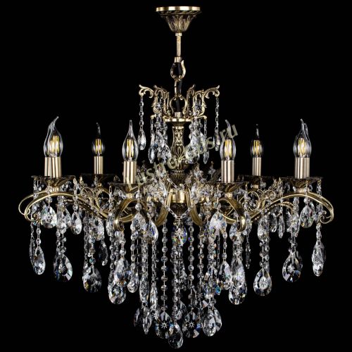 Люстра бронзовая Милана №9 звездочка в Сочи Гусь Хрустальный