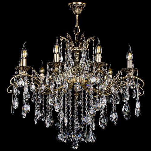 Люстра бронзовая Милана №9 звездочка в Сочи Гусь Хрустальный