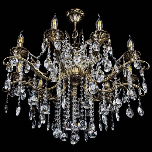 Люстра бронзовая Милана №9 звездочка в Сочи Гусь Хрустальный