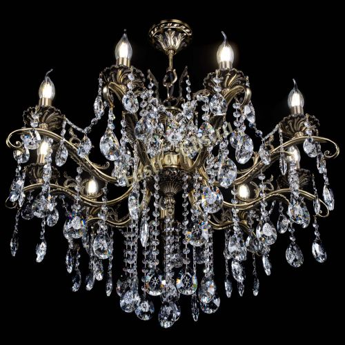 Люстра бронзовая Милана №9 звездочка в Сочи Гусь Хрустальный