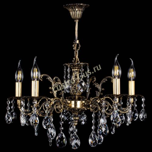 Люстра бронзовая Муза №5/2 баден в Сочи Гусь Хрустальный