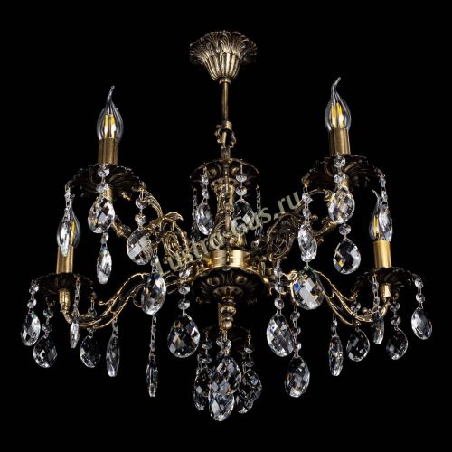 Люстра бронзовая Муза №5/2 баден в Сочи Гусь Хрустальный