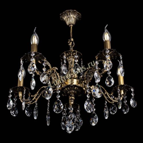 Люстра бронзовая Муза №5/2 баден в Сочи Гусь Хрустальный