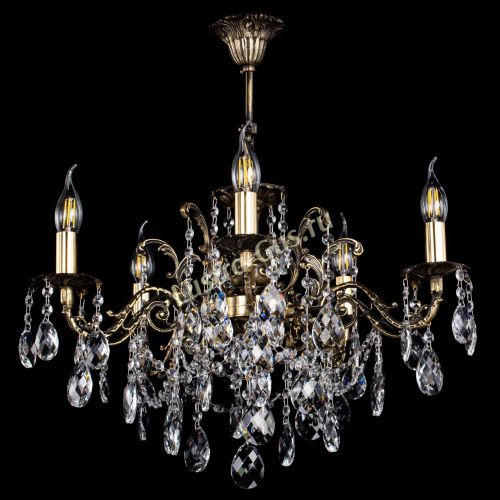 Люстра бронзовая Муза №5 баден в Сочи Гусь Хрустальный