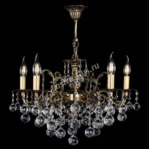 Люстра бронзовая Муза №5 шар в Сочи Гусь Хрустальный