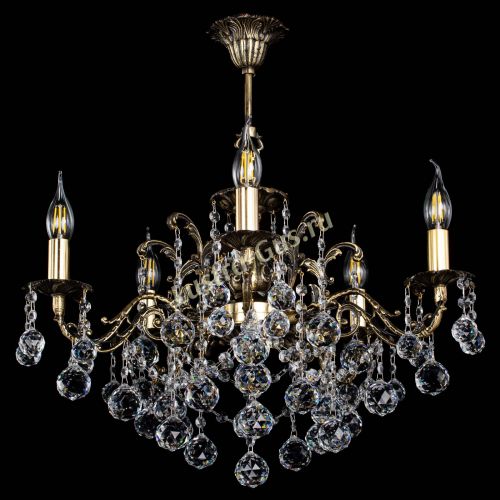 Люстра бронзовая Муза №5 шар в Сочи Гусь Хрустальный