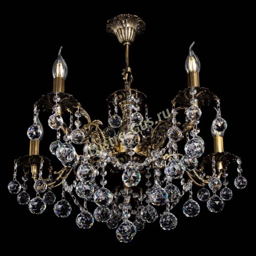 Люстра бронзовая Муза №5 шар в Сочи Гусь Хрустальный