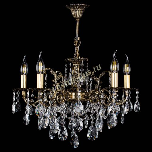 Люстра бронзовая Муза №5 звездочка в Сочи Гусь Хрустальный