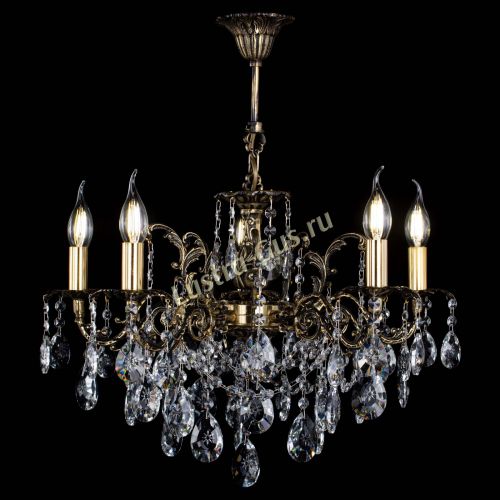 Люстра бронзовая Муза №5 звездочка в Сочи Гусь Хрустальный