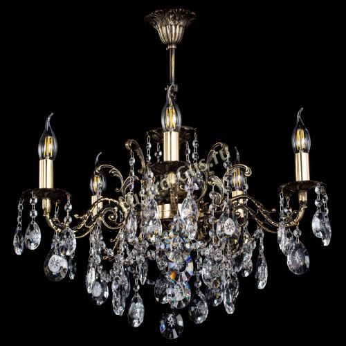 Люстра бронзовая Муза №5 звездочка в Сочи Гусь Хрустальный