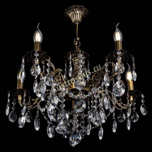 Люстра бронзовая Муза №5 звездочка в Сочи Гусь Хрустальный