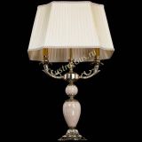 Бронзовая настольная лампа Антик №2 с камнем в Сочи