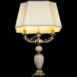 Бронзовая настольная лампа Антик №2 с камнем в Сочи