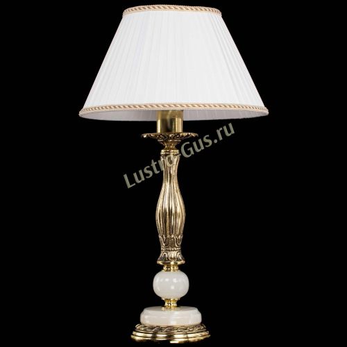 Бронзовая настольная лампа Оникс №1 с абажуром в Сочи Бронзовая настольная лампа Оникс №1 с абажуром в Сочи