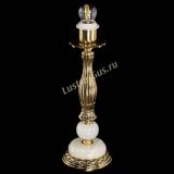 Бронзовая настольная лампа Оникс №1 с абажуром в Сочи Бронзовая настольная лампа Оникс №1 с абажуром в Сочи