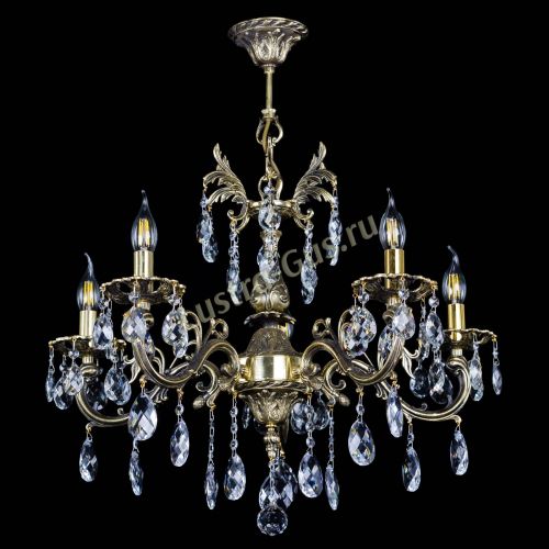 Люстра бронзовая Олимпия №5/1 баден в Сочи Гусь Хрустальный
