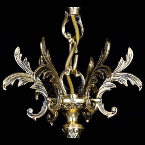 Люстра бронзовая Олимпия №6/1 шар в Сочи Гусь Хрустальный