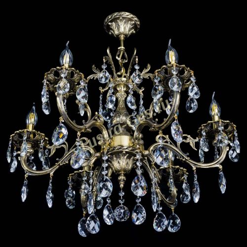 Люстра бронзовая Олимпия №6/1 баден в Сочи Гусь Хрустальный