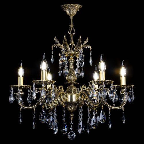 Люстра бронзовая Олимпия №6/1 лучик в Сочи Гусь Хрустальный