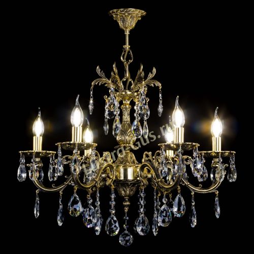 Люстра бронзовая Олимпия №6/1 журавлик в Сочи Гусь Хрустальный