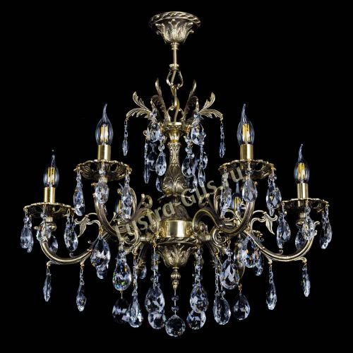 Люстра бронзовая Олимпия №6/1 журавлик в Сочи Гусь Хрустальный