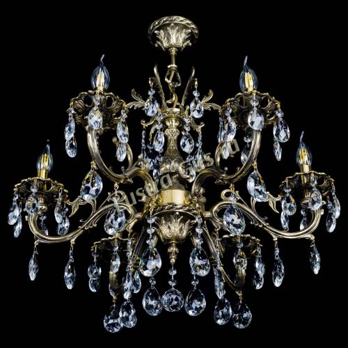 Люстра бронзовая Олимпия №6/1 журавлик в Сочи Гусь Хрустальный