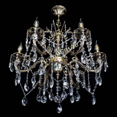 Люстра бронзовая Олимпия №6/3 баден в Сочи Гусь Хрустальный