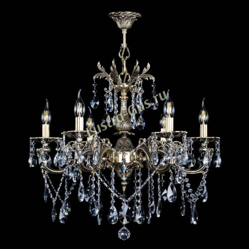 Люстра бронзовая Олимпия №6/3 лучик в Сочи Гусь Хрустальный