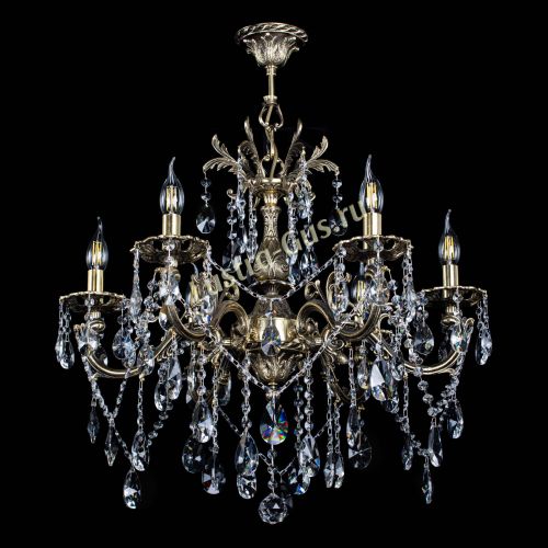 Люстра бронзовая Олимпия №6/3 лучик в Сочи Гусь Хрустальный