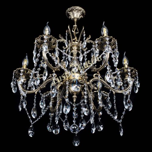 Люстра бронзовая Олимпия №6/3 лучик в Сочи Гусь Хрустальный