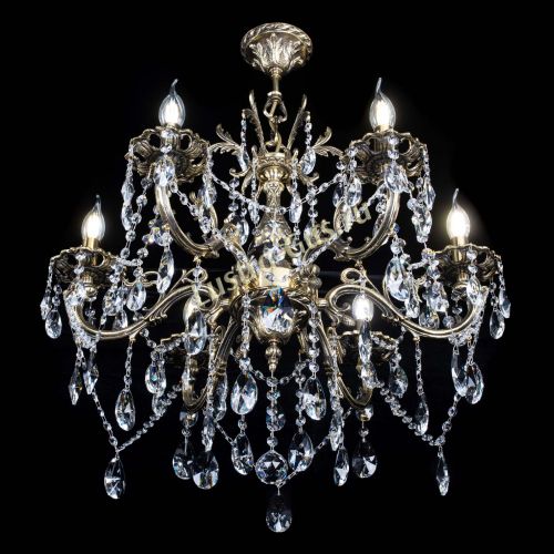 Люстра бронзовая Олимпия №6/3 лучик в Сочи Гусь Хрустальный