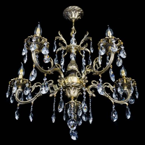 Люстра бронзовая Олимпия №5/1 лучик в Сочи Гусь Хрустальный