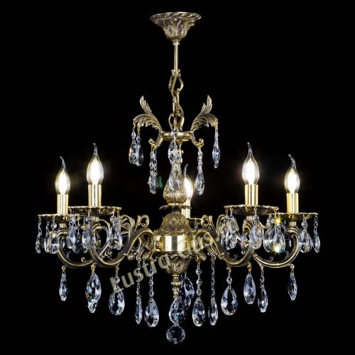 Люстра бронзовая Олимпия №5/1 журавлик в Сочи Гусь Хрустальный