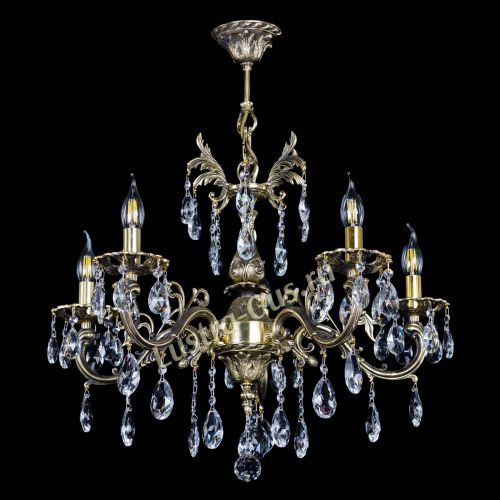 Люстра бронзовая Олимпия №5/1 журавлик в Сочи Гусь Хрустальный