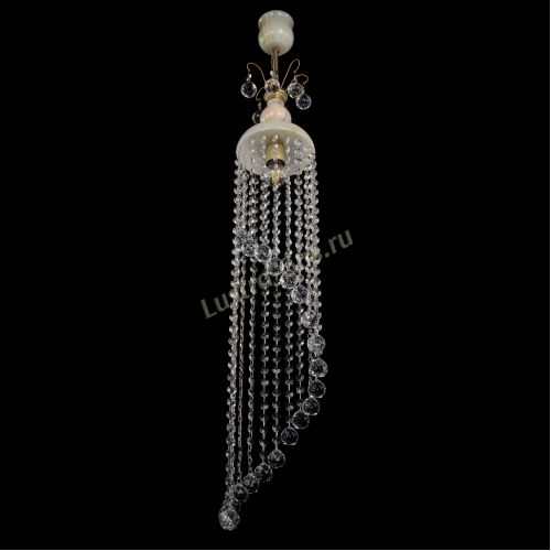 Люстра бронзовая Оникс №1/2 шар в Сочи Гусь Хрустальный